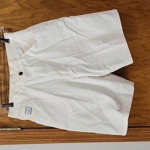 Women's Wrangler Cream High Rise Jeans Shorts Size 10